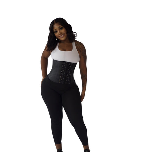25 Steel Boned Latex Waist Trainer